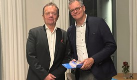 v.l. Präsident Werner Oeckler und Thomas Walkenhorst