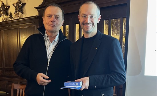 v.l. Präsident Werner Oeckler und Dr. Markus Brandstetter